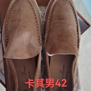 Desiner Loropiana Shoes Online Special Clearance Price Broken Code No Deduction Men's European and American Style Sheep Skin Luxury Goods Leisure