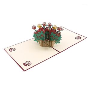 Поздравительные открытки 3D Up Invitations Card Paper Attractions Attractions День рождения Туристы Открытка Сохранить дату подарочную карту1