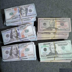 Other Festive Party Supplies Best High Pieces/Package American 100 Bar Currency Paper Dollar Atmosphere Quality Props 1005 Money 9 Dhyse