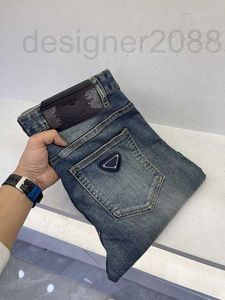 Herenjeans Designer 2023 nieuwe heren casual jeans luxe merkkwaliteit ontwerp lente en zomer stijl stretch C39Z