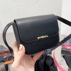 Mini Cross Body bag Shoulder Flip Underarm Handbags Genuine Leather Printing Women Bags Handbag purse Pouch Wallet Fashion alphabet Adjustable strap