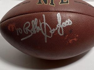 Douglas Garrett Charles White Allen Simpson Ginn Jr Bosa Brady Newton Autographed Podpisano Signatured Signaturer Autograph Collectible Football Ball
