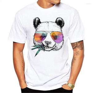 Męskie koszule 2023 Teehub mody mody Cool Panda Design T-shirt krótkie rękawowe topy Hipster Tee