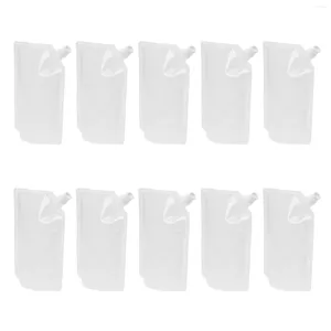 Storage Bags Drinking Pouch Smoothie Flask Soy Beverage Clear Out Take Transparent Liquid Package Drinks Packaging Concealable Resuable