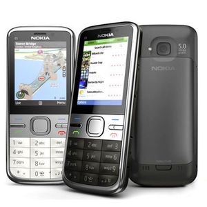 Orijinal Yenilenmiş Cep Telefonları Nokia C5-00 WCDMA 3G Öğrenci Yaşlı Adam MobilePhone