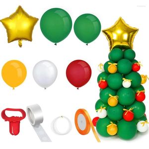 Dekoracje świąteczne A0KC Tree Balloons Zestaw lateksowy zestaw imprezowy rok