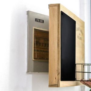 Decorazioni natalizie ZQ Electric Meter Box Schermo di distribuzione Interruttore del freno decorativo con portata per la lavagna senza punch