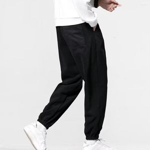 Męskie spodnie modne męskie swobodne patchwork kolorowe polarowe spodnie termiczne odporne na fitness na zimno