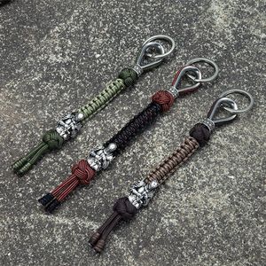 Keychains Ancient Greek Knights Of The Round Table Paracord Keychain Lanyard Emergency Survival Backpack Knife PendantKeychains KeychainsKey