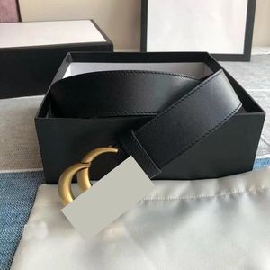 Basit kadın kemer lüks deri kemer ceinture femme moda rahat kot metal pürüzsüz toka bayan 3.8cm genişlik popüler 2 harf vintage tasarımcı kemer erkekler