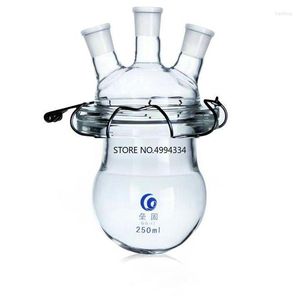 1000ml/2000ml Round Bottom Grade Boro. Glass 3-neck Flask Reactor With Three Mouths For Lab