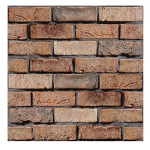 Papéis de parede Brick Wallpaper Peel and Stick Removable TEXTURAY Auto adesivo Faux 3D Vintage 3D