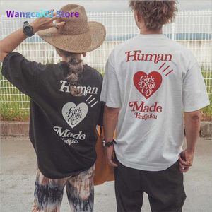 Men's T-Shirts Men Women Designer Harajuku Opening Style Top Tees Summer Y2K T-shirt Boy Girl 021523H