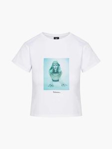 23SS Realisierung Par Frauen Designer T-Shirt Lion Figur Print Mode Tops kurzärmeliges T-Shirt weiblich