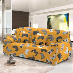 Stol täcker 1-4Seaters Gamer SOFA Cover SlipCover Couch Tight Wrap All-Inclusive Slip-resistent för vardagsrum Funda