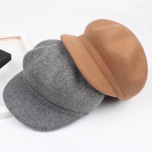 Ball Caps Jamont Women Octagonal Wool Hat Hat Dad Cacquette Snapback Casual Baseball Cap для женских женщин 2023 Vintage Gorras