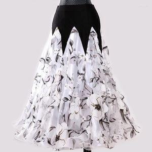Scenkläder Anpassa balsal kjoldans kjolar för kvinnor spanska vals