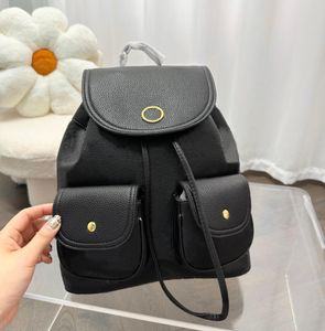 2023 New Designer Bags M45205 M45515 Montsouris PM 우아한 여성 정품 소 가죽 가죽 Emobss 캔버스 버클 백팩 가방 지갑 숄더백