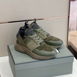 Scarpe casual Jago in nylon di design famoso di lusso Scarpe da ginnastica verdi bianche da uomo Scarpe da ginnastica in pelle a rete Scarpe da passeggio con suola leggera rossa nera Sport all'aria aperta EU38-46 SCATOLA