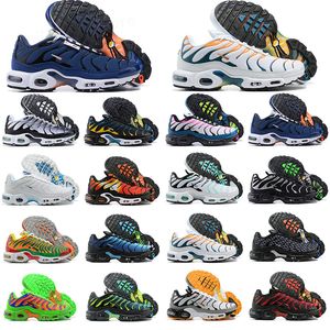 2023 yastık Koşu Ayakkabıları Nefes Alabilir Spor Ayakkabıları Spor Eğitmeni Üçlü Beyaz Siyah Altın Bokböceği Hiper Yeşim Kraliyet Üniversitesi Mavi Erkek Sporları Tn Plus 40-46 m01