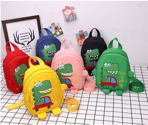 2023 children dinosaur backpacks boys and girls backpack cartoon cute baby handbag treasure kindergarten school bag