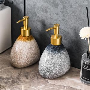 Juego de accesorios de baño, accesorios de cerámica japoneses para baño, dispensador de jabón, taza para enjuague bucal, botella desinfectante para manos, suministros para el hogar