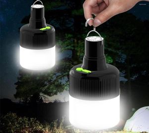 Portable Lanterns Super Bright Outdoor Bulb BBQ Camping Lights USB RECHARGEABLE LANTERN LED Emergency Tent Lamp för Patio Porch GA1403468