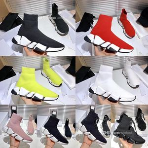 Paris Man Woman Speed ​​Runner Trainer 2.0 Sock 1.0 Casual Shoe Women Triple Black White Hot Selling Lace Socks Soft Slip-On Trainers Boots