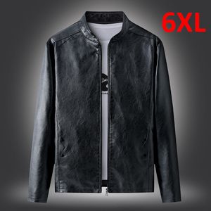 Мужская меховая искусство 2023 Spring Pu Jacket Men Men Colore Leather Pat Slim Fit Casual S мотоцикл байкер мужской большой размер 6xl 230216