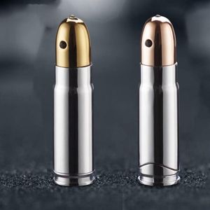 Bullet Shaped Lighter Multi-purpose Butane Jet Torch Lighters with LED Lighting for Men Outdoor Survival Cigarette Cigar248Y