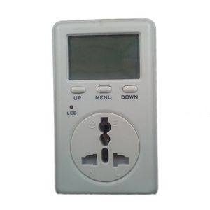 Digital Electricity Energy Meter Tester Monitor Indicator Voltag Power Watt Balance Energy Saver Meter WF-D02A UK US AU SS Plug