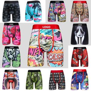 Sexy Quick Dry Mens Shorts Pants With Bags Men Boxers Briefs Cotton Breathable Underpants Branded Male 2023