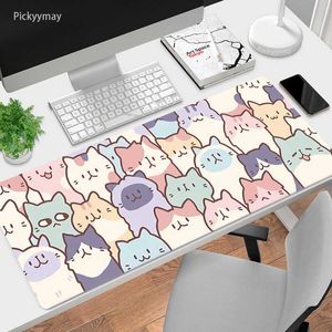 Mouse Pads Wrist Rests Kawaii Cat Paw Mousepad Student Office Cute Home Computer Keyboard Mause Desk Mats Laptop Soft Mausepad Table Mat Mouse Pad XXL T230215