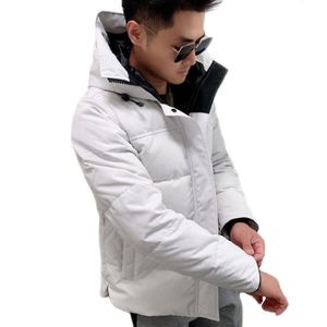 Sıradan moda erkekler kış açık jassen chaquetas parka dış giyim büyük kürk kapüşonlu fourrure manteau ceketler ceket hiver boyutu xs-3xl