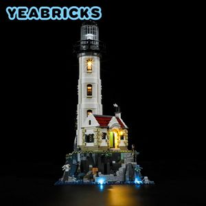 Blokkeert Yeabricks LED Light Kit voor 21335 Lighthouse Building Blocks Set geen inclusief het model Bricks Toys for Children 221201287E