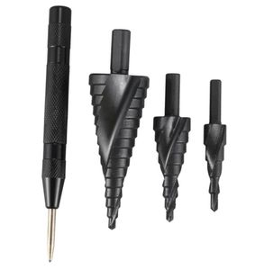 Professional Drill Bits HSS Step Bit Set 4122032mm Metal Hole Cutter Wood Cone Core Drilling Saw Tool Center Punch8136829