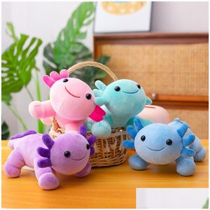Plush Dolls Amazon Sale Mexican Salamander Doll Quadruped Lying Salamanderplush Toy Kids Pillow Factory Direct Ups Drop Delivery Toy Dhjtw