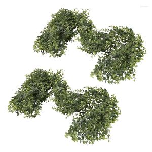 Dekorativa blommor 6 Pack Artificial Garland Vines Faux Eucalyptus Greenery Wedding Backdrop Arch Wall Decor Fötter Fötter