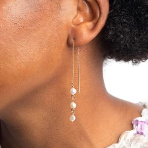 Baumelnde Ohrringe 2022 neue Ins Flut Design Sinn weibliche Mode Allgleiches Perle Senior Sinn Temperament Ohrringe