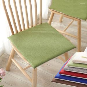 Pillow Seat Square Strappy Soild Chair Pad For Office Indoor Non-Slip Sofa Car Floor S Decor Home Textiles 40 40cm 1pc