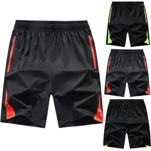 Calça masculina de verão masculino esportes finos de calças de secagem rápida curta