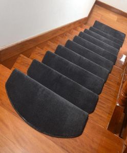 Tapijten vaste kleur trappen loopbaantapijtmatten zelfklevende mat trappen tapijt antiskid stap tapijten veiligheidsmute vloer voor woning decorcarpe3780500