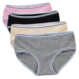 Panties 4PCS/Lot Teenage Girls Cotton Boxers Underwear Soft Breathable Briefs Young Girl Panty Solid Children Underpants ClothesPanties