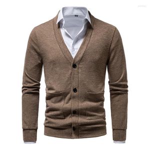 Maglioni da uomo Primavera Autunno Maglione da uomo lavorato a maglia Cardigan vintage da uomo Pullover casual coreano Streetwear Maglieria allentata TopsJemi22 da uomo