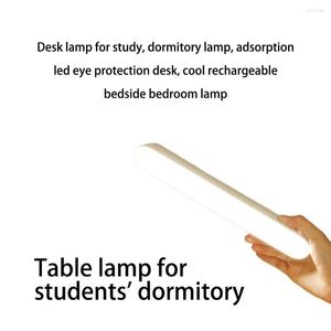 Lampy stołowe Desktop Noc odczytu Light 3 Kolory Lampa biurka ładowna regulowana do domowej sypialni biuro