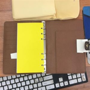 2019 Karta marki Notebook okładka skórzana skórzana torba i kartka pudełka Notebook Style3076