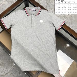 2023 Mens Stylist Camisas Pólo de Marca de Luxo T-Shirt Pólo de Marca de Luxo Moda de Verão Respirável de Manga Curta Lapela Top Casual L5IS