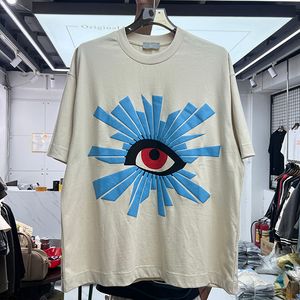 Puff Tees Magliette Camicia da uomo in cotone Abbigliamento Pantaloncini Abiti a maniche Suprior Hip Hop Eyes Magliette stampate Foto reali