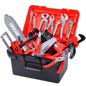 Ferramentas Ferramentas de Reparo de Reparo de Simulação Ferramentas Kit Kit de Toolbox Toy Toy Kit pretende engenheiro educacional Drill elétrico Ferramenta Toys Toys For Boys Crianças 230216