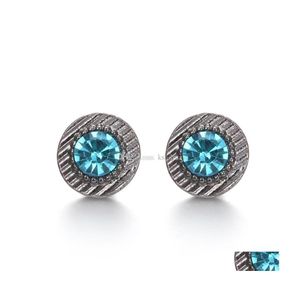 Cazibe bilezikler vintage noosa parçaları 12mm kristal çıtçıt düğmesi mücevher çapraz dudaklar çiçek rhinestone diy bileklik halka parti drop dh93z